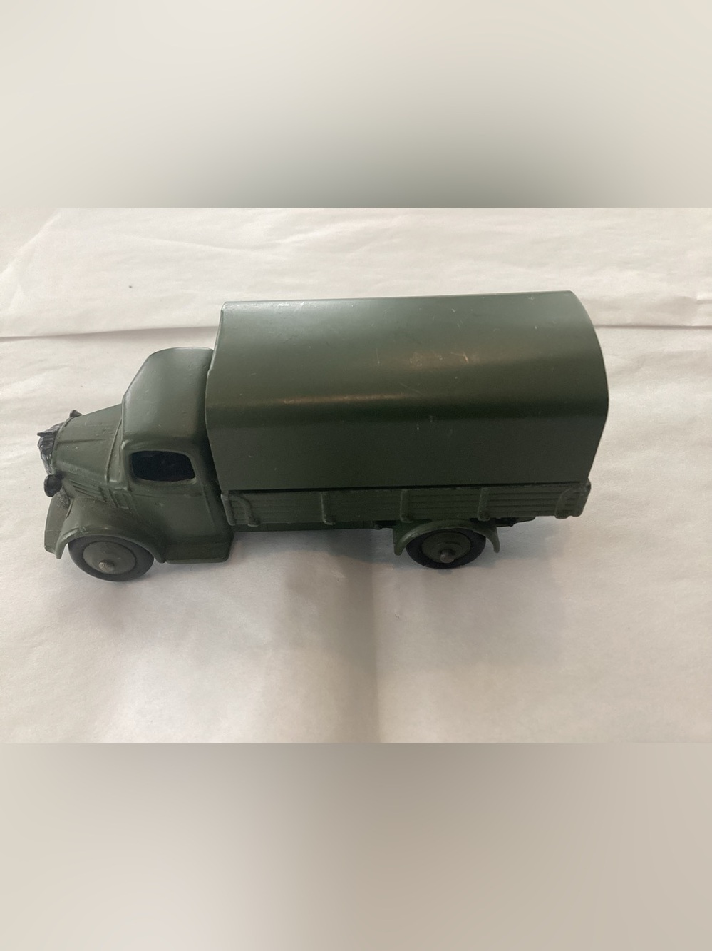 Vtg. Dinky Toys 1940s Army Covered Wagon  030SM AUSTIN Military 1952-1954.